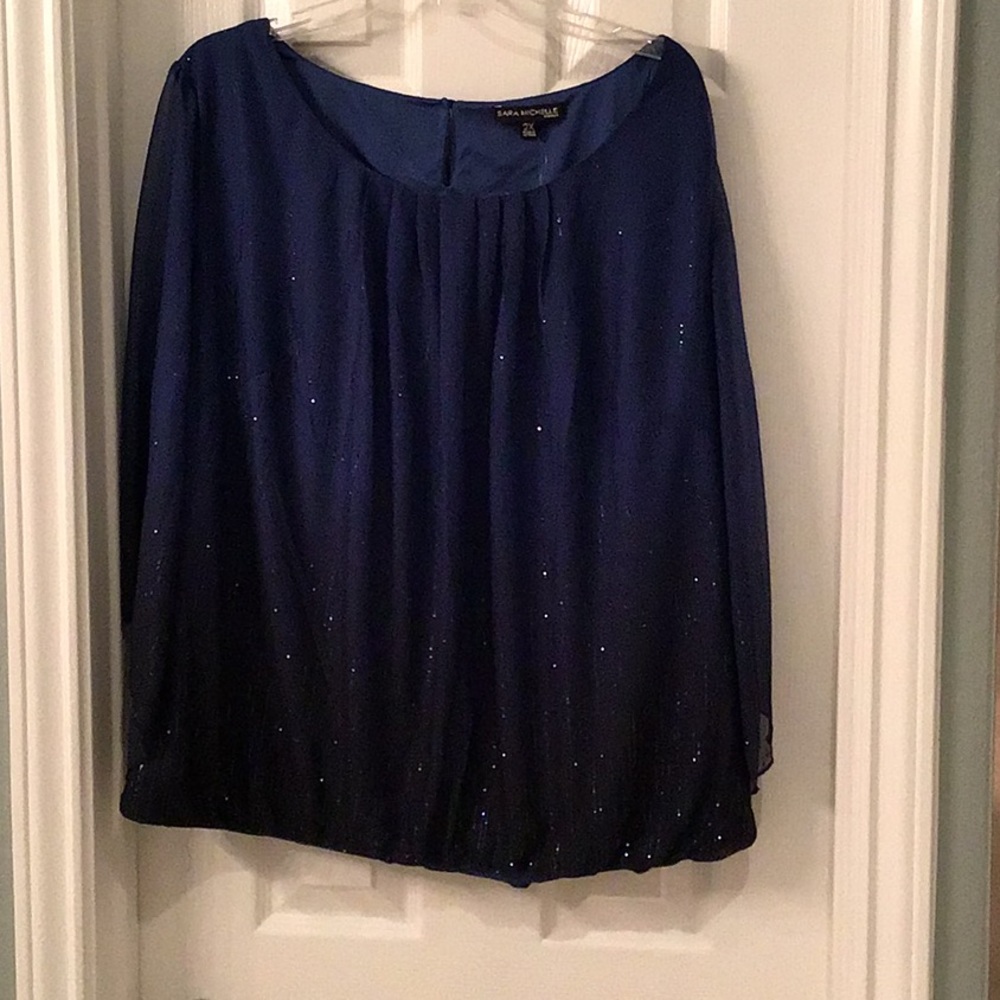 Beautiful royal blue blouse
